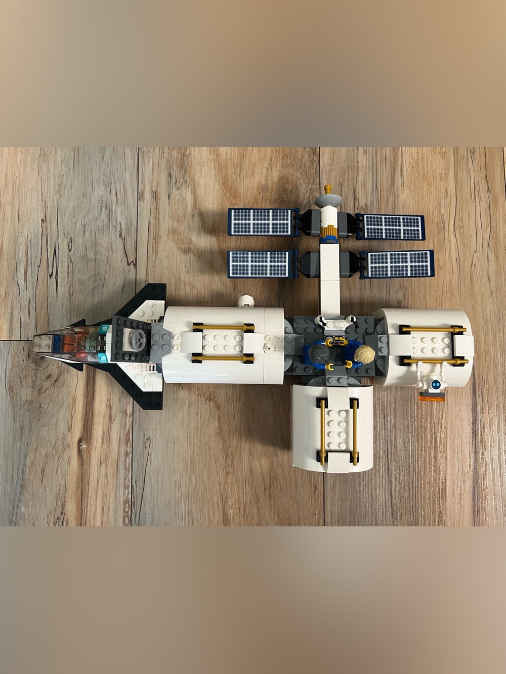 Lego City - Lunar Space Station - Set 60227 *Mostly Glued Together - SEE NOTES